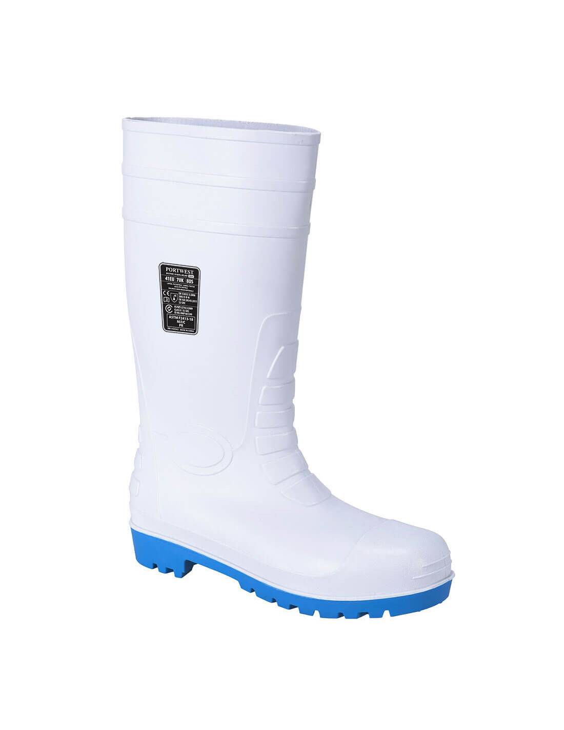 Bottes De Sécurité Wellington S5 Couleur : Blanc Taille 40 - Portwest