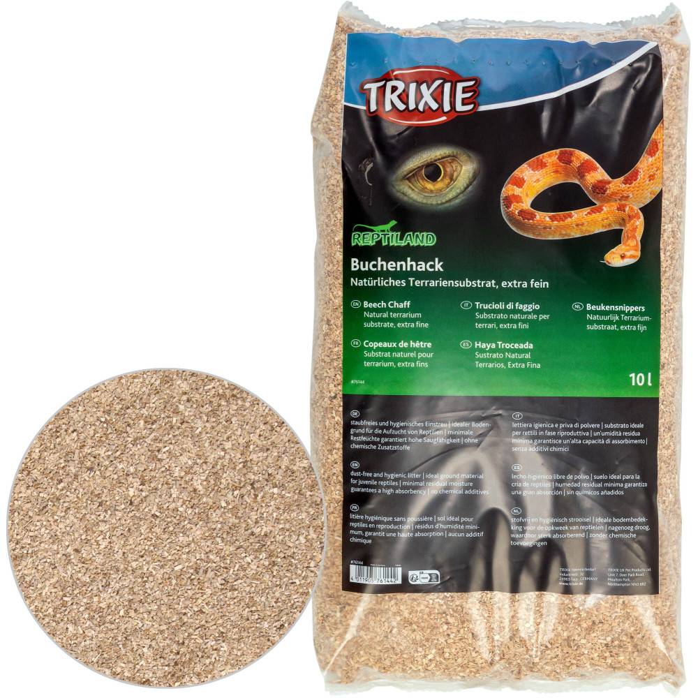 Trixie - Trixie - Copeaux de hêtre 10 Litre substrat naturel extra fin pour reptiles. - Image 1