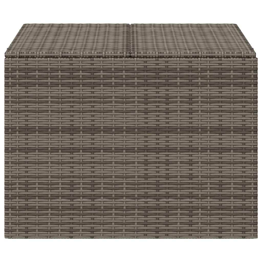 PANGIVO - Coffre de jardin résine tressée gris 80 x 75 x 59 cm - PANGIVO - Image 4