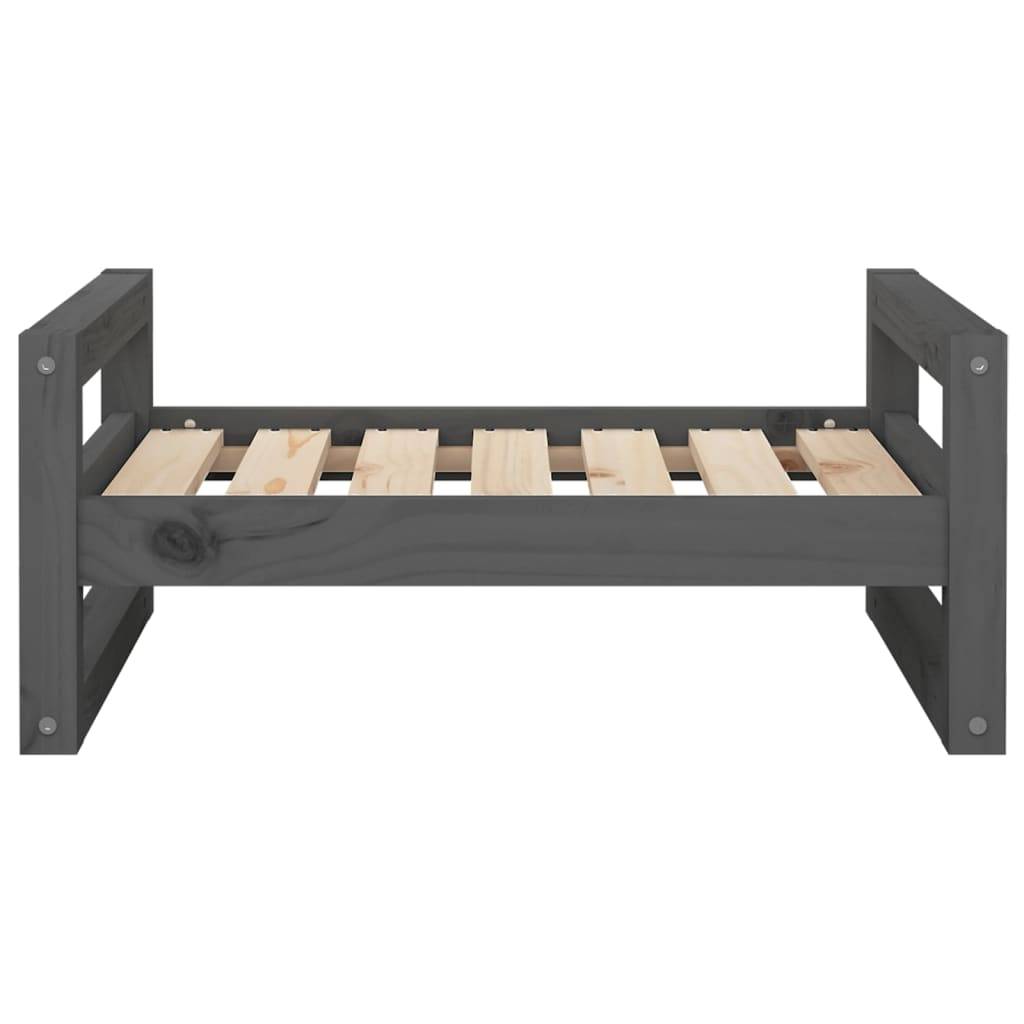 Vidaxl - Lit pour chien Gris 65,5x50,5x28 cm Bois de pin solide vidaXL 821474 - Image 9