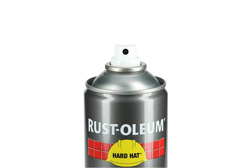 Couche de finition Hard Hat Ral-couleurs blanc mat 500ml - RUST-OLEUM - 2190 - Image 3