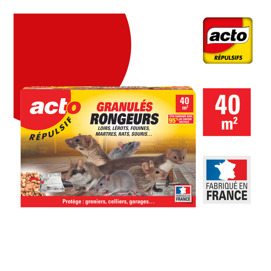Acto - Répulsif Rongeurs ACTO 400g | Loirs, Rats, Fouines | Bio - Image 2