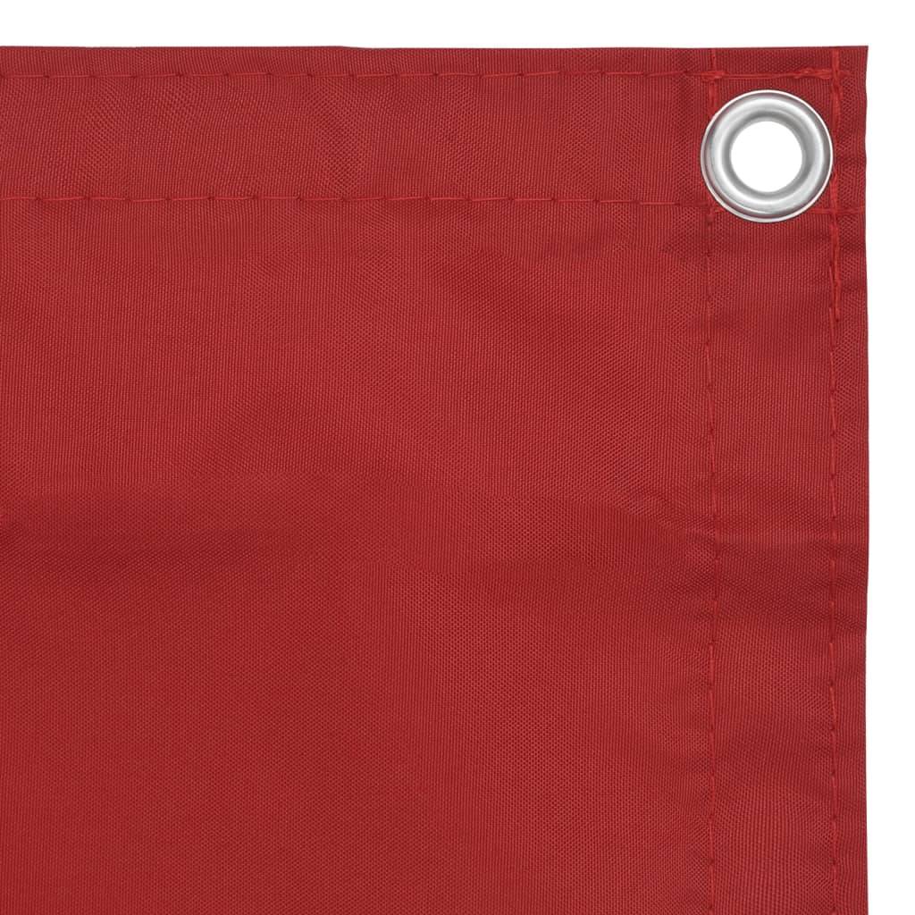 Helloshop26 - Écran de balcon brise pare vue protection confidentialité 90 x 300 cm tissu oxford rouge - Image 3