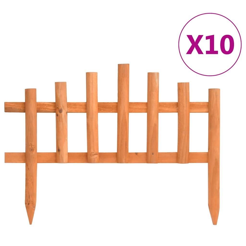 PANGIVO - Bordure de jardin bois de sapin orange 440 x 1.5 x 35 cm - PANGIVO - Image 1