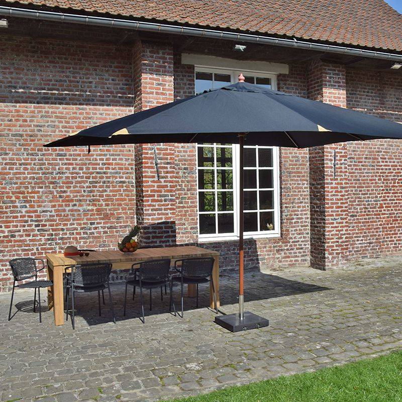 Gecko Jardin - Parasol droit noir 4x3 m Pegasia - Gecko Jardin - Image 6