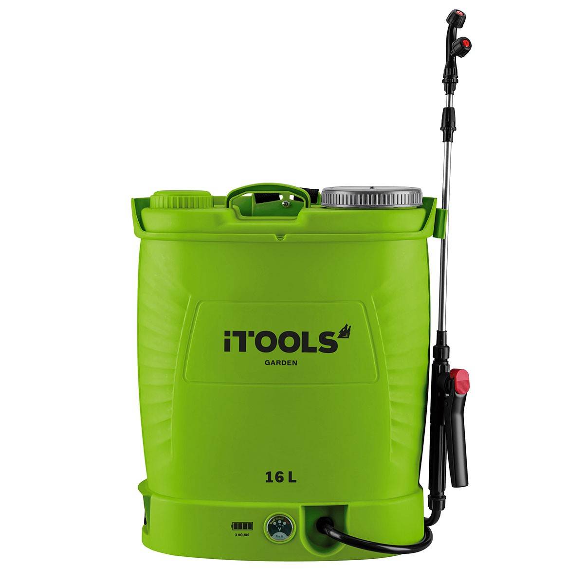 Pulvérisateur electrique à batterie 16L 12V 8Ah Pression 6 bar Itools Lance Inox + Accessoires - Image 1