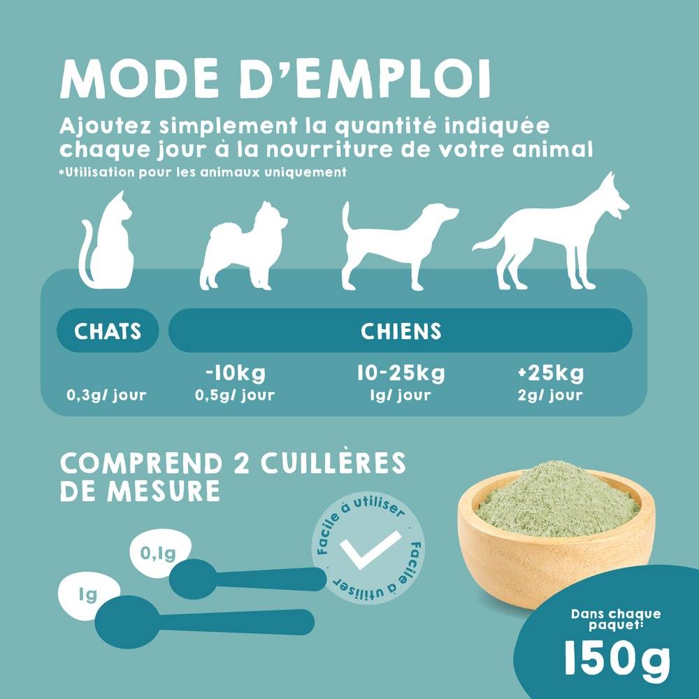 Mauvaise Haleine et soin bucal pour Chien et Chat (150g) - Plaque Remover - MAIKAI - Image 6