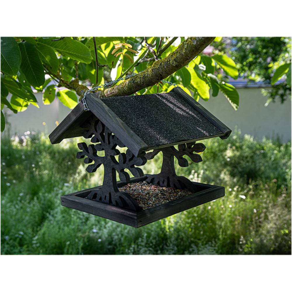 animallparadise - Mangeoire en bois MAGIC 46 X 50 X 35 cm, pour oiseaux - Image 4