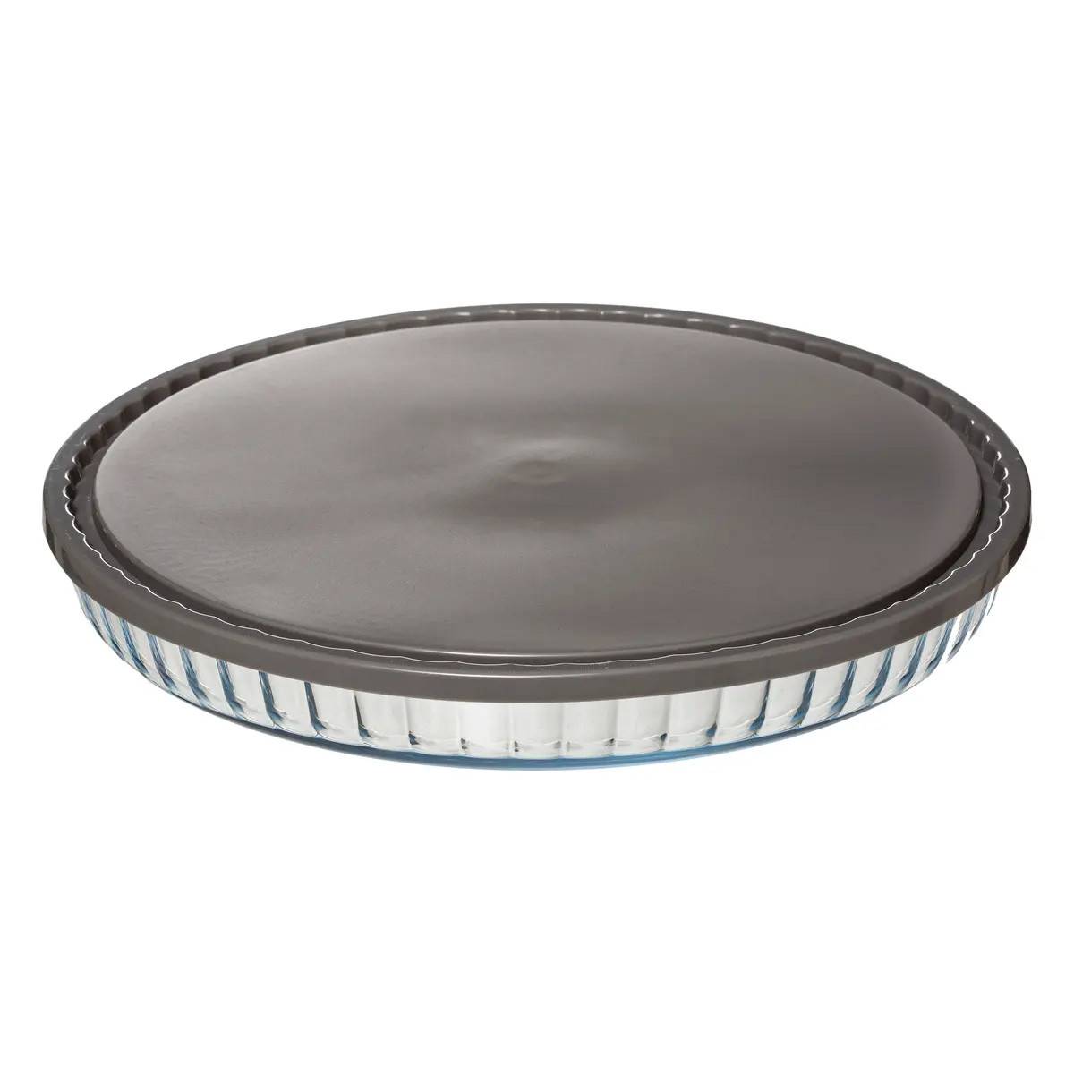 Plat à Tarte "Couvercle" 31cm Transparent - Image 1