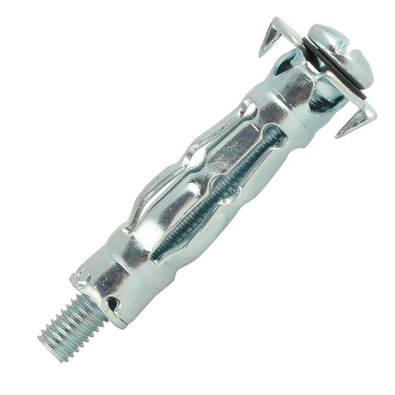 Scell-It - Cheville placo SCELL-IT Spyder - Acier zingué - M4x21 - Ép.0-4 - Vis montée perçage 8 mm - 4E-MT