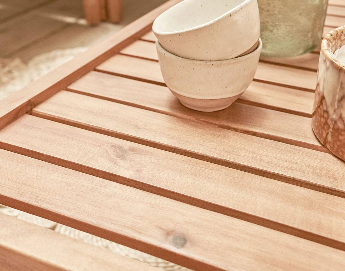 Best Mobilier - Papua - salon bas de jardin 5 places - bois, corde et coussins beiges - Best Mobilier - Image 7
