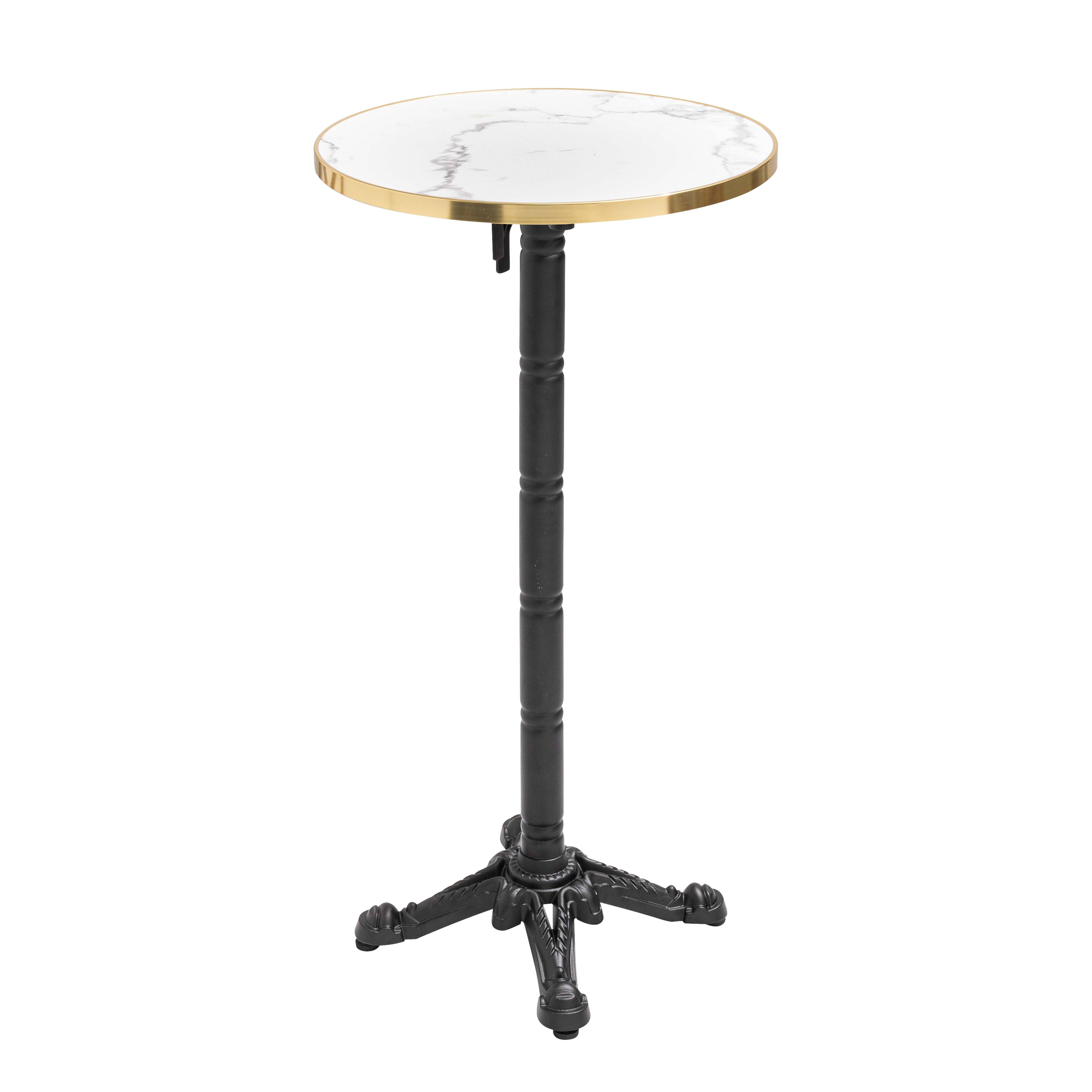 Oviala - Pied de table avec système inclinable 108 cm en fonte noir Versailles Versailles - Oviala - Image 3