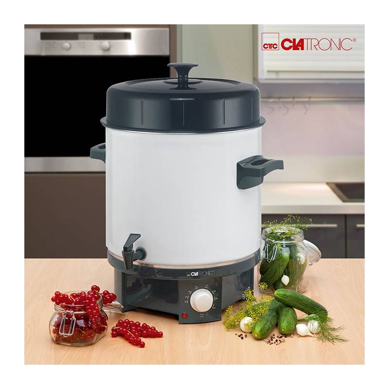 Stérilisateur à bocaux 25L 1800W EKA 3338 Blanc Clatronic - Image 7