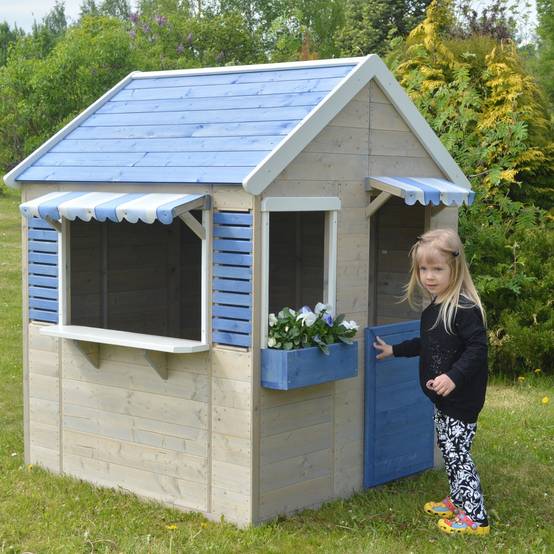 Kangui - Maisonnette enfant extérieur - Cabane en bois avec plancher FLOWI Kangui - Image 8
