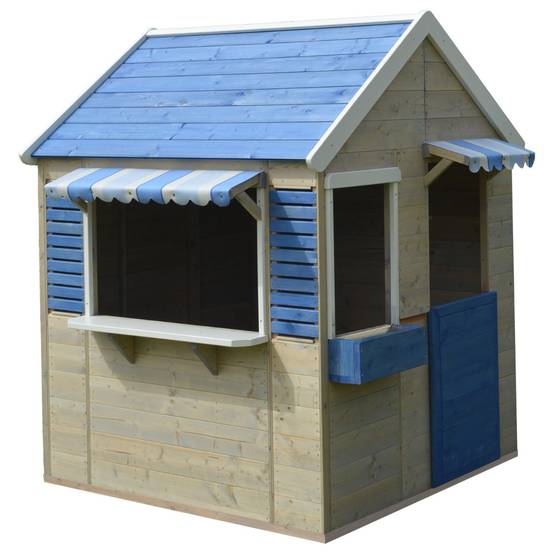 Kangui - Maisonnette enfant extérieur - Cabane en bois avec plancher FLOWI Kangui - Image 1