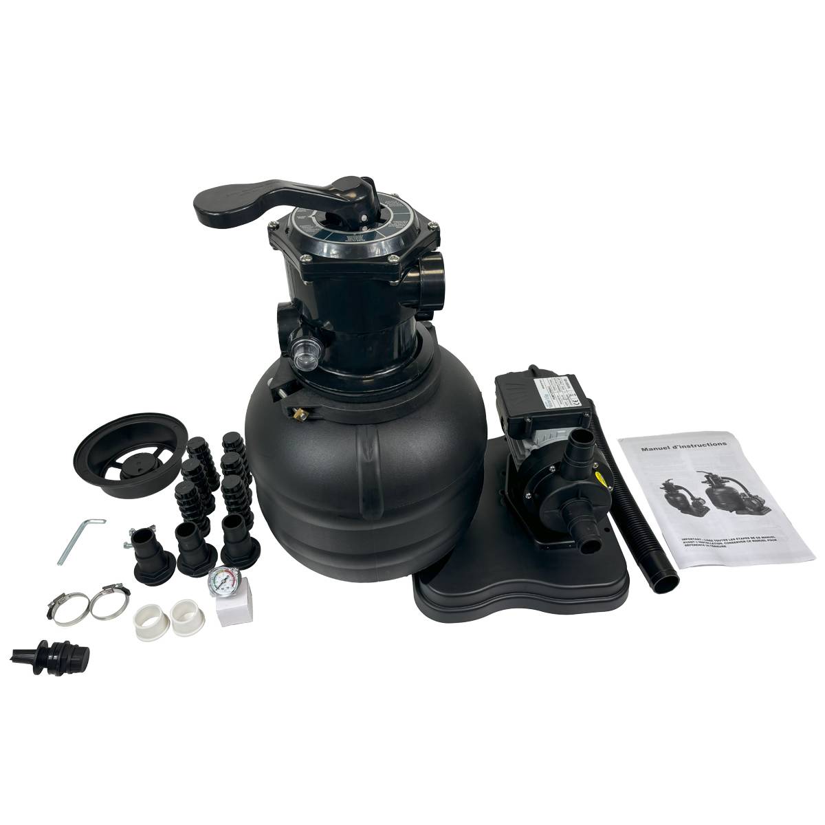 Water Clip - Groupe de filtration à sable 4 M3/H - 250W - Piscine 20m3 Piscines Water Clip - Image 2