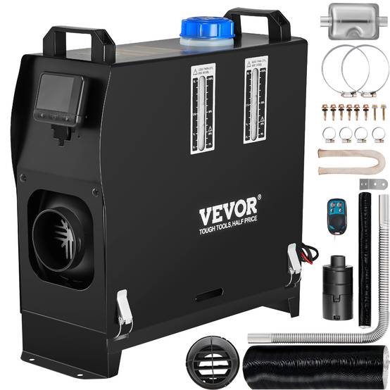 Vevor - VEVOR Chauffage stationnement diesel tout-en-un 8kW 12V, chauffage rapide, commutateur LCD, accessoires complets. - Image 1