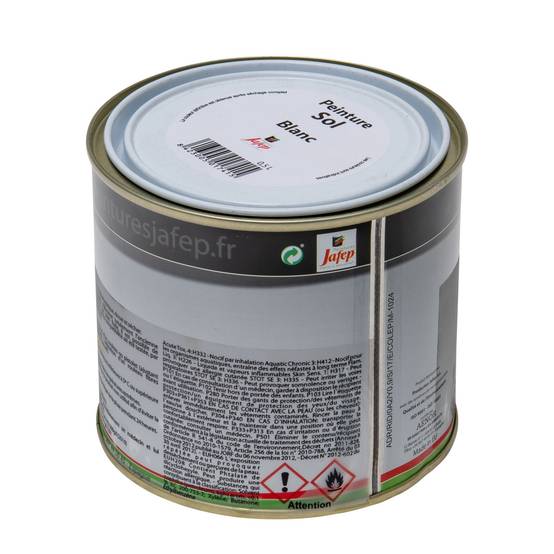 Peinture sol Jafep blanc - 0,5L - Image 4