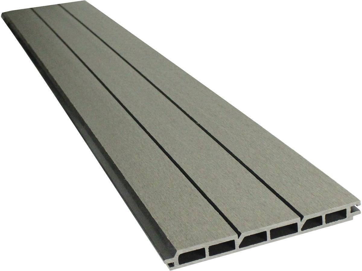 Lot De 6 Lames Composite De Clôture - L160 Cm X L25.8cm X ép. 2cm - Gris -habitat Et Jardin - Image 2