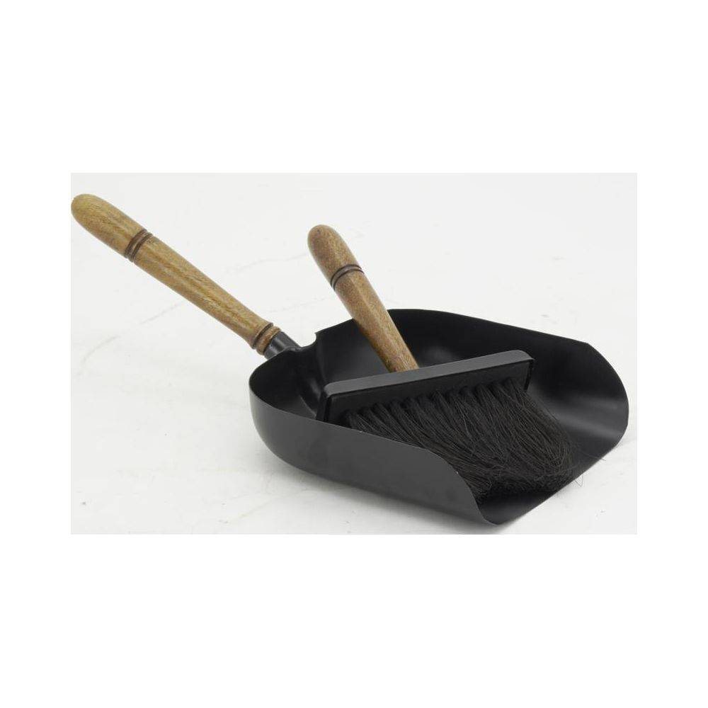 Aubry Gaspard - Set pelle et balayette en métal et bois - Image 2