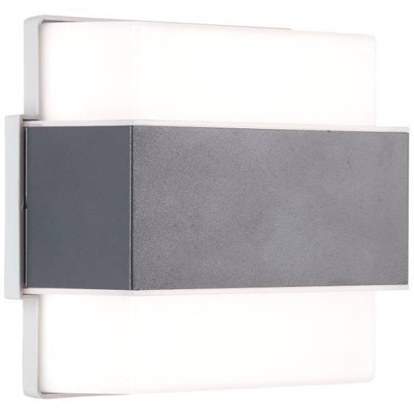Applique murale en verre opalin et métal beige
