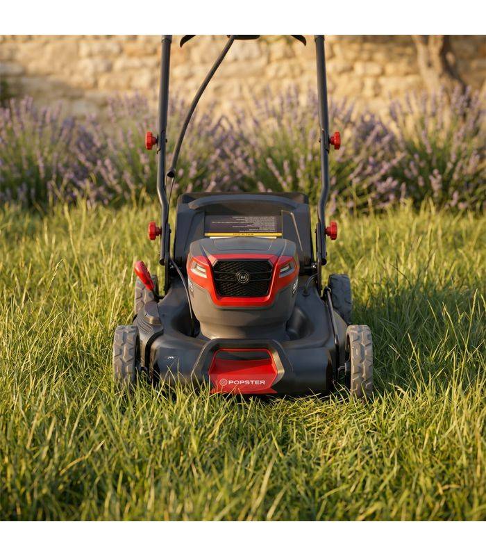 Tondeuse à gazon électrique tractée, lame 50 cm, 41 minutes d'autonomie - POPSTER BLM236H-S21 PACK - Image 5