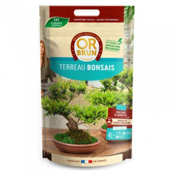 Or Brun - Or brun - Terreau Bonsai - 4L - Image 1