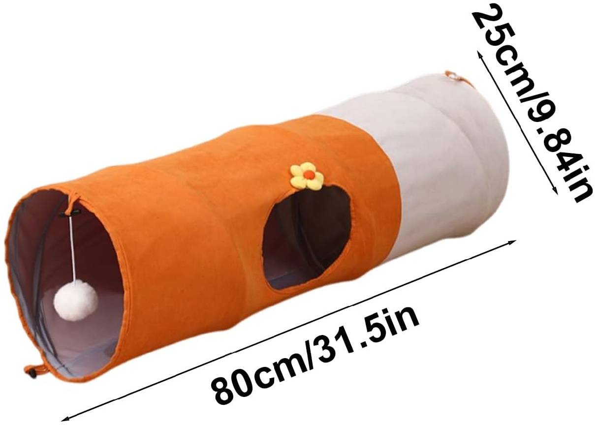 Lytech - Tunnel amusant pour chat 80 cm pliable et démontable facile - Lytech - Image 3
