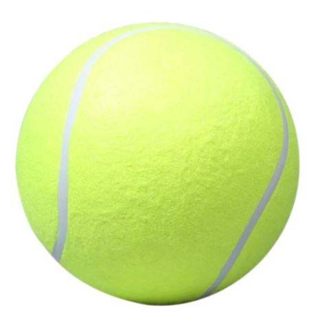 Balle de tennis géante XXL 24cm objet pour chien - Image 1