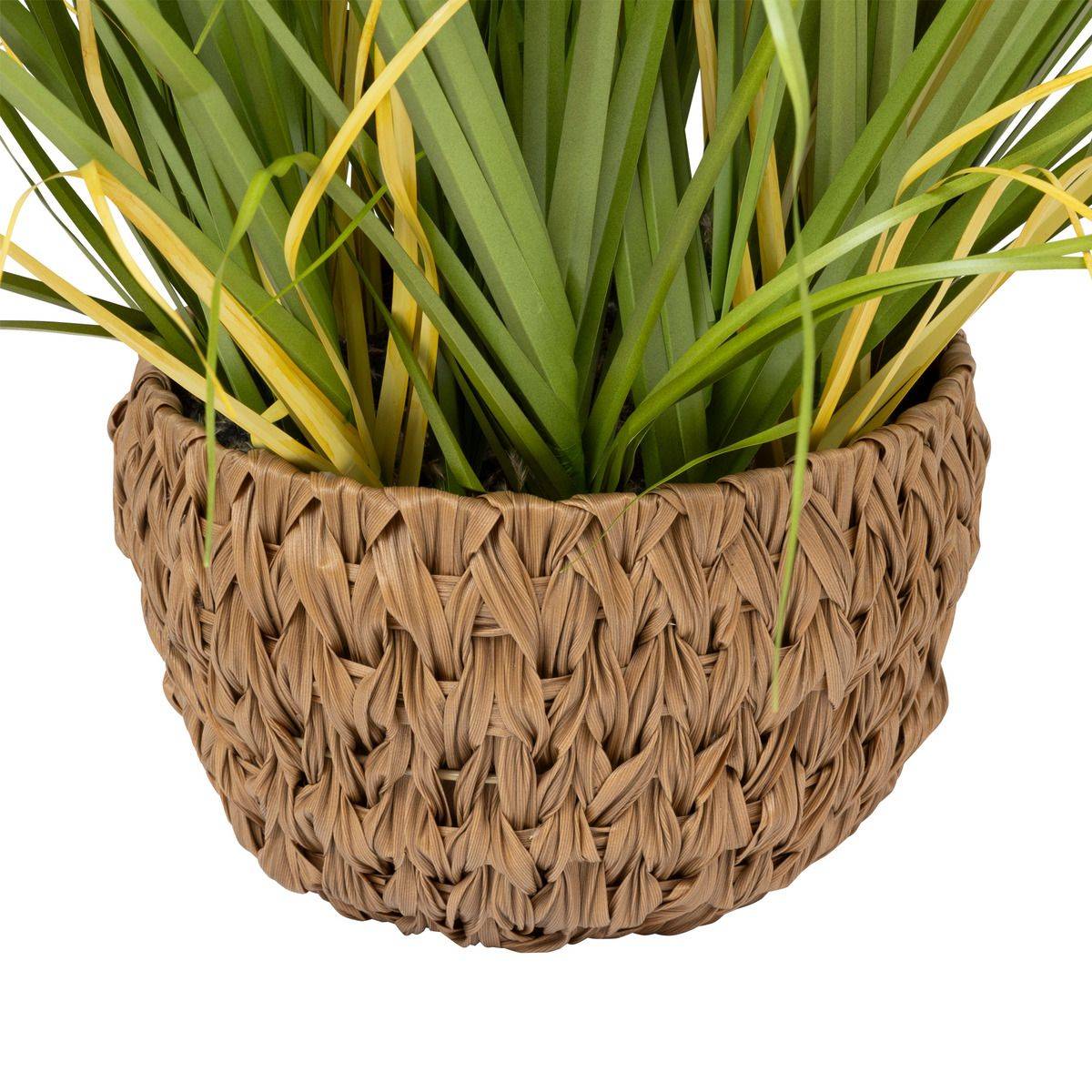 Plante artificielle Bouquet d'herbes en pot H 80 cm - Image 3