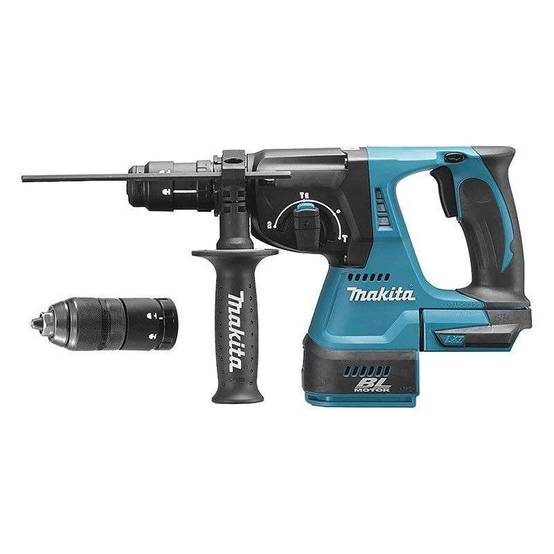 Pack de 7 machines 18V - Perceuse DDF484 + Visseuse DTD154 + Meuleuse DGA506 + Scie DHS680 + Perfo DHR243 + Découpeur DTM51 + Scie DJV182 - MAKITA - a - Image 4