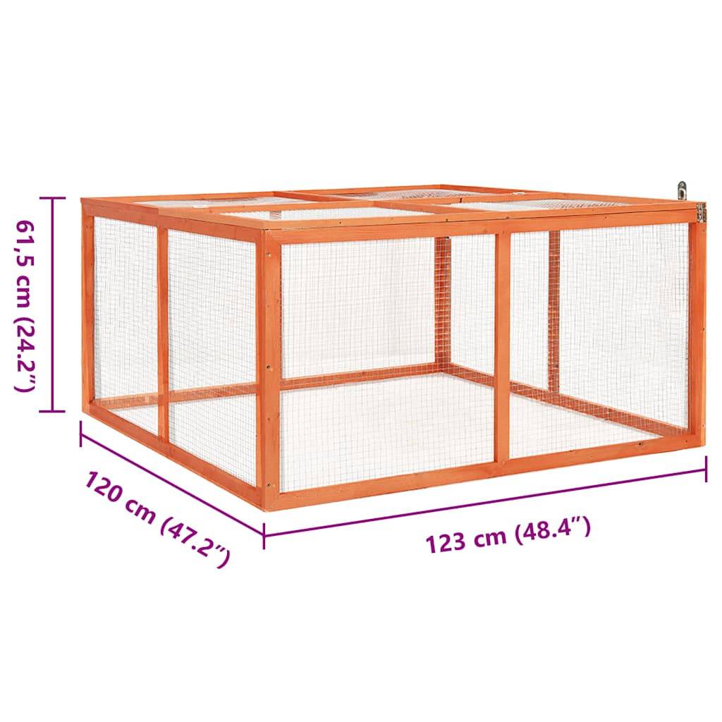 Enclos pour lapin en bois de sapin avec toit ouvrant pour jardin extérieur – ComfortXL Outdoor Living - Image 7