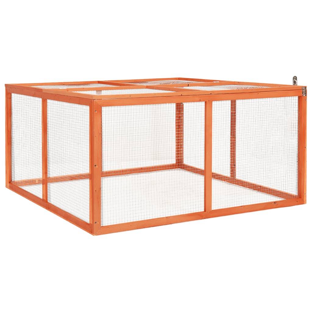 Enclos pour lapin en bois de sapin avec toit ouvrant pour jardin extérieur – ComfortXL Outdoor Living - Image 2