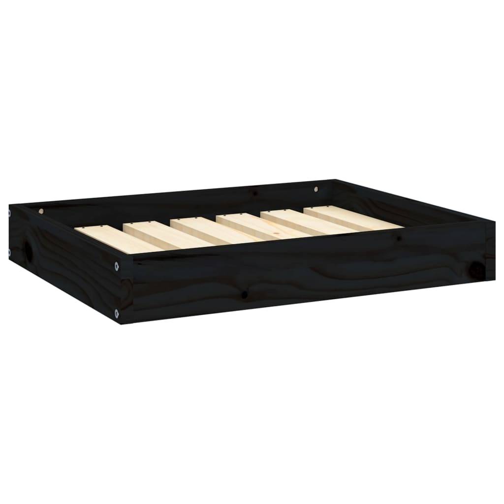 Vidaxl - Lit pour chien Noir 61,5x49x9 cm Bois de pin solide vidaXL 820855 - Image 2