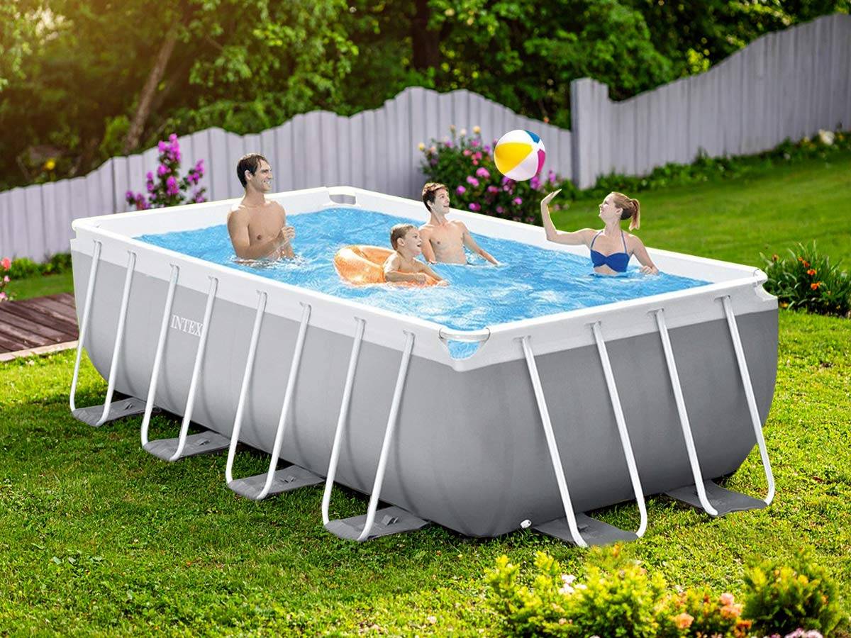 Piscine tubulaire Prism Frame rectangulaire 4,00 x 2,00 x 1,22 m - Intex - Image 6