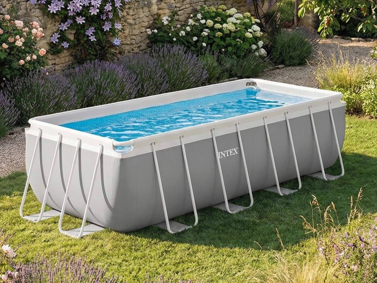 Piscine tubulaire Prism Frame rectangulaire 4,00 x 2,00 x 1,22 m - Intex - Image 2