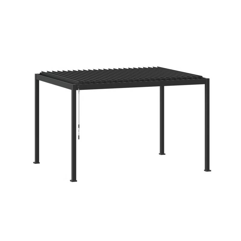Hesperide - Pergola bioclimatique "Evora" 4 x 3m en aluminium Graphite - Hespéride - Image 5
