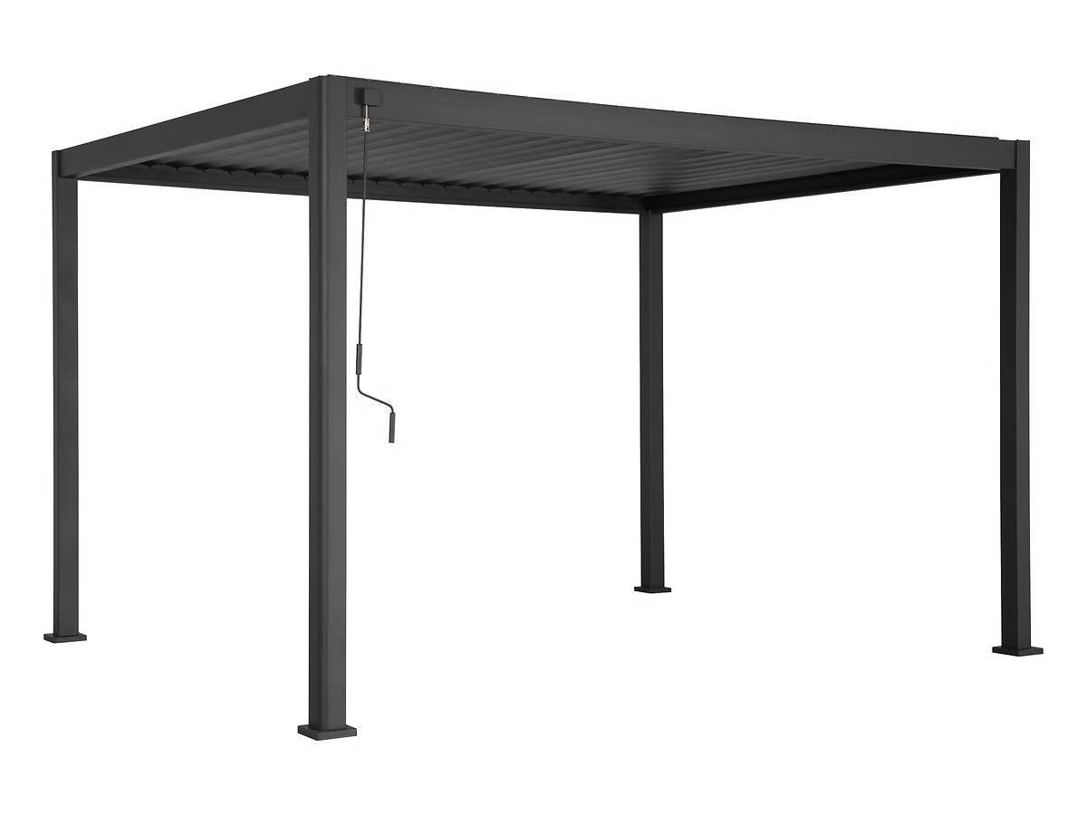 Hesperide - Pergola bioclimatique "Evora" 4 x 3m en aluminium Graphite - Hespéride - Image 6