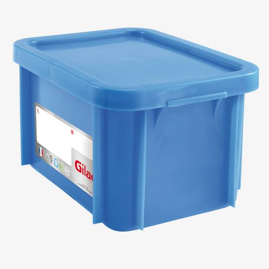Bac HACCP 15 L Rectangulaire + Couvercle - Gilac - - Image 1