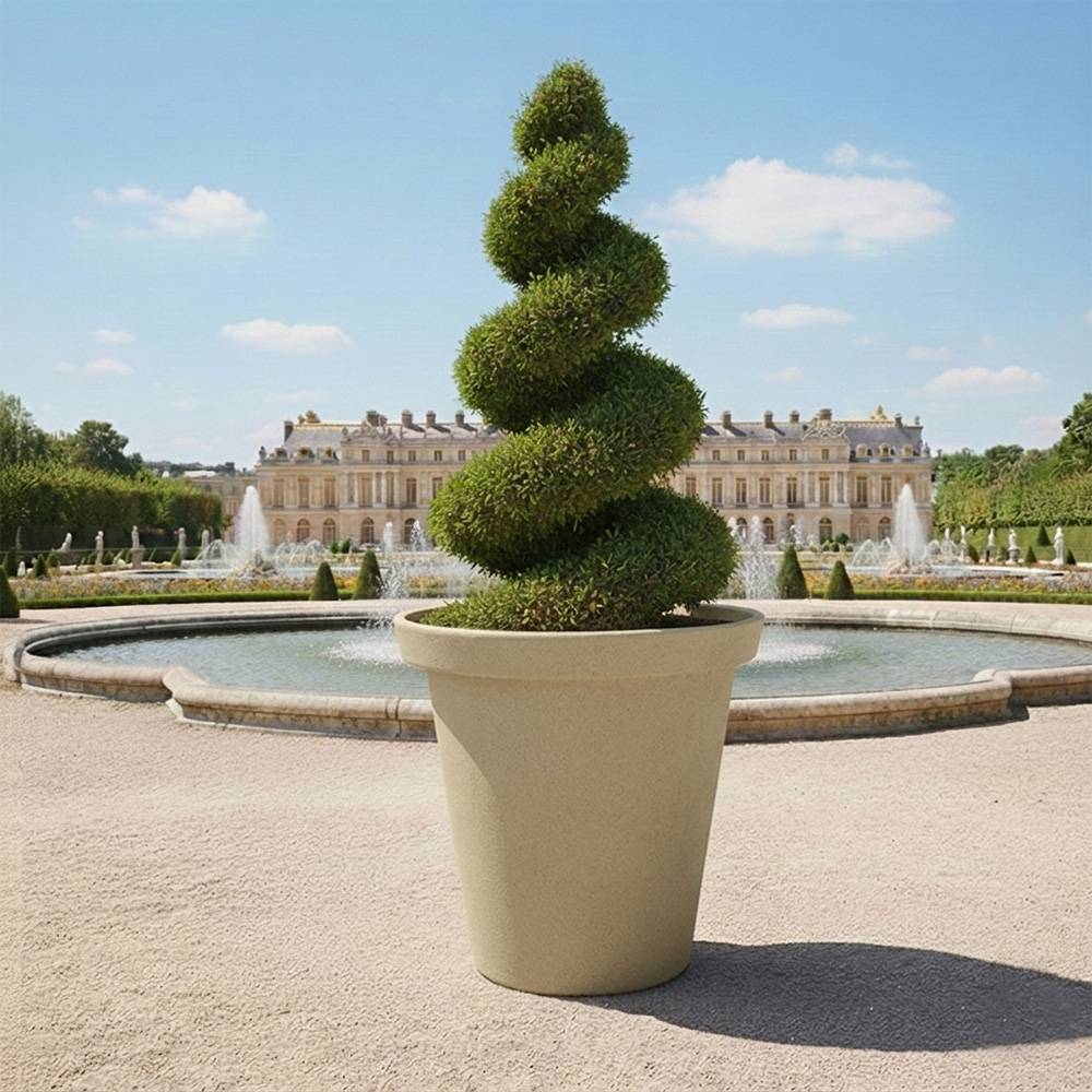 Plast'Up Rotomoulage - Pot de fleurs rond xxl delight 760l-lot de 2 - plast'up rotomoulage - Image 3