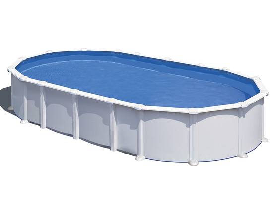 Gré - Piscine acier blanc Haïti ovale 7,44 x 3,99 x 1,32 m - Gré - Image 3
