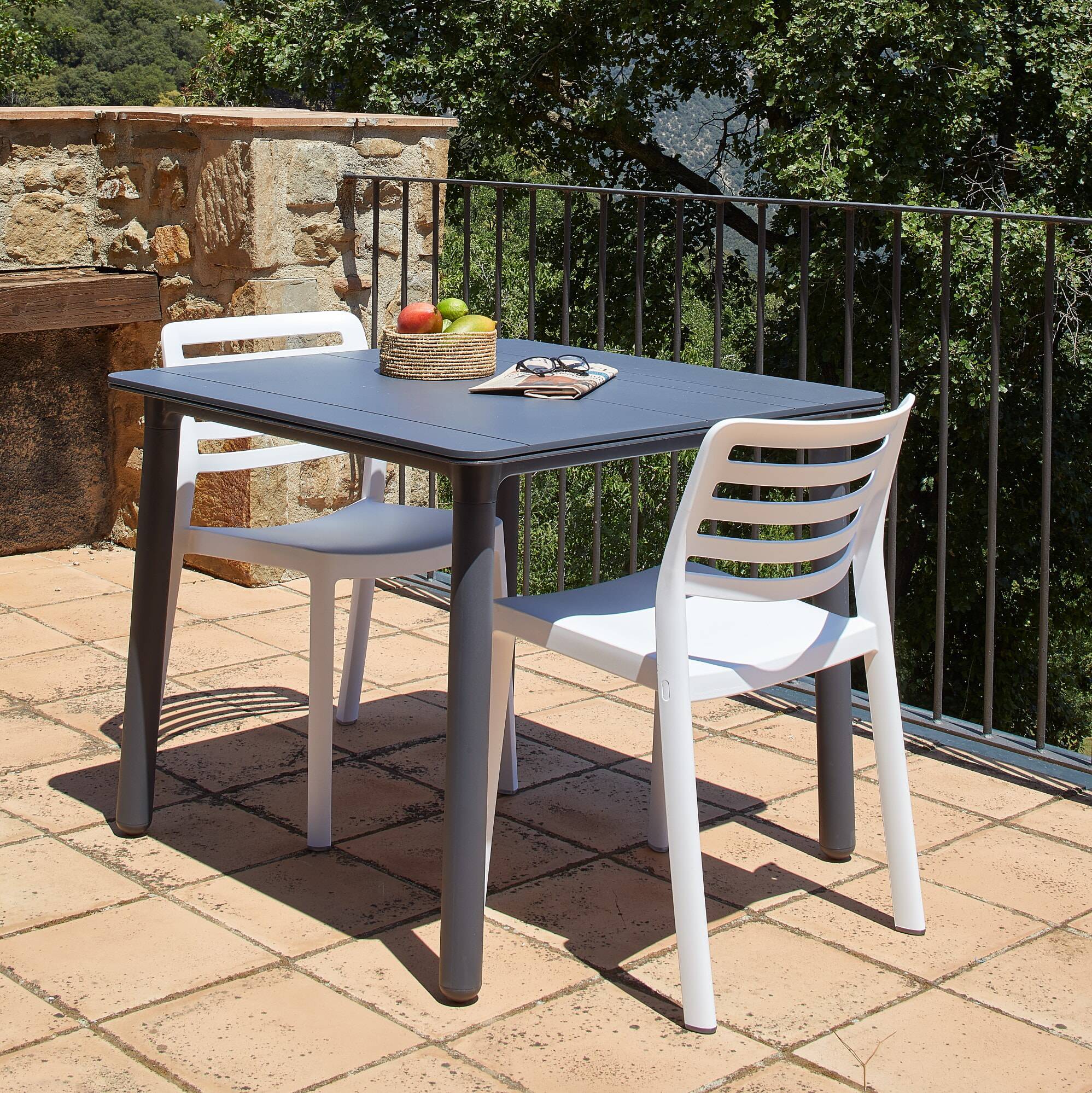 Garbar - Chaises Wind garbar plastique beige (Lot de 2) - Image 4