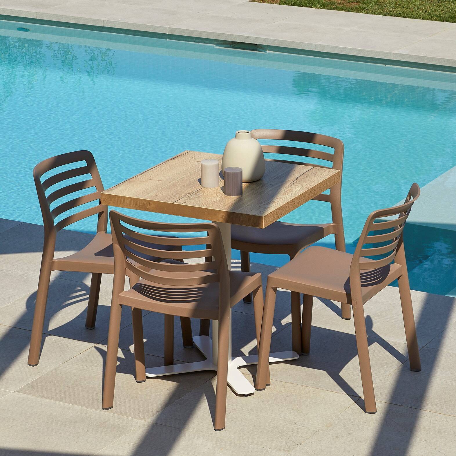 Garbar - Chaises Wind garbar plastique beige (Lot de 2) - Image 6