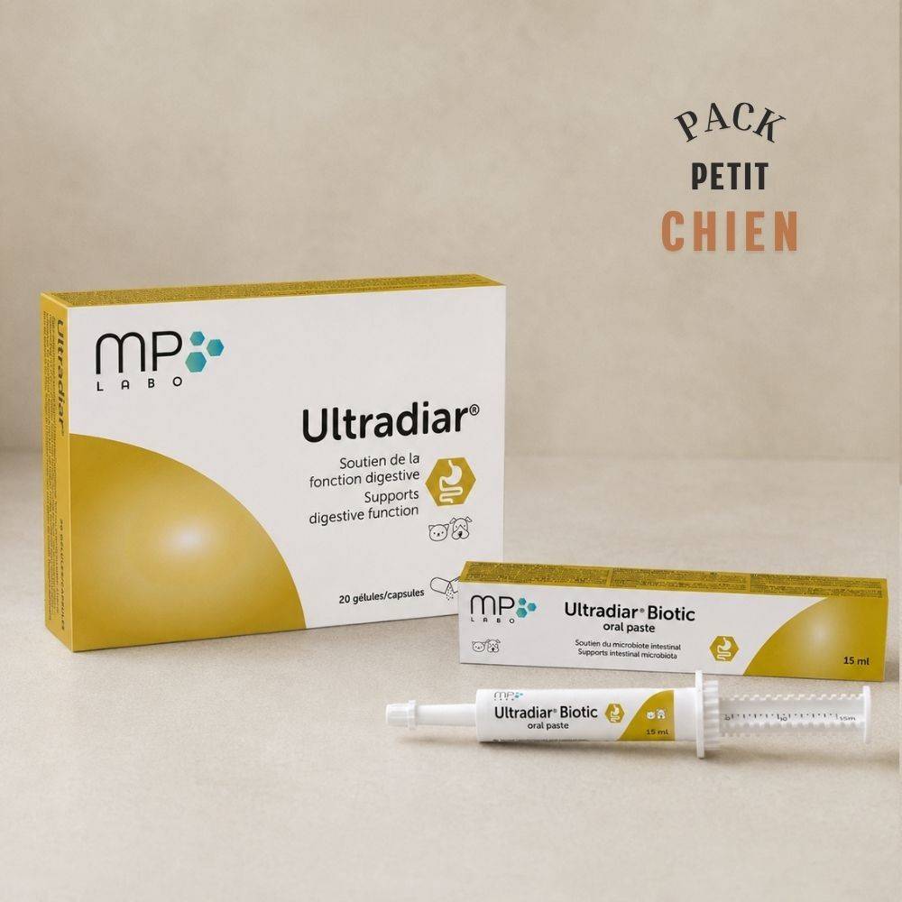 Pack Soutien Digestif et Microbiote - Ultradiar + Ultradiar Biotic PETIT CHIEN - Image 4