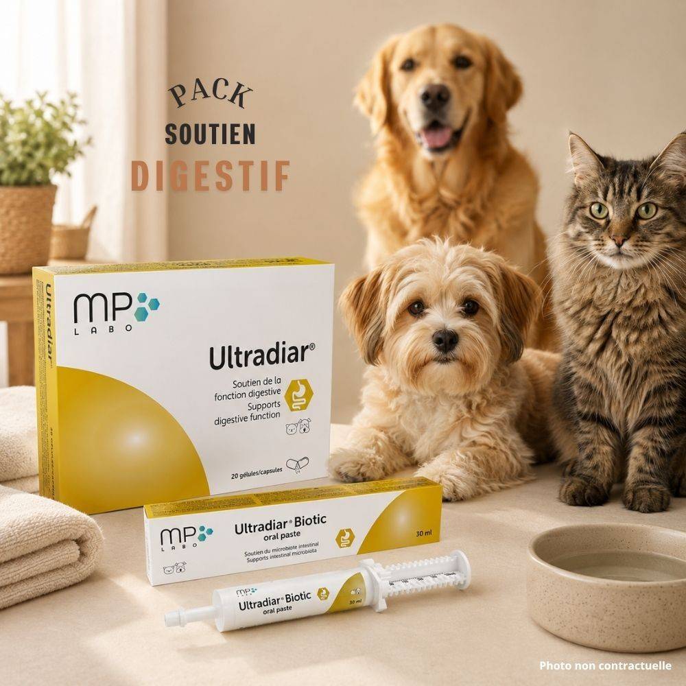 Pack Soutien Digestif et Microbiote - Ultradiar + Ultradiar Biotic PETIT CHIEN - Image 2