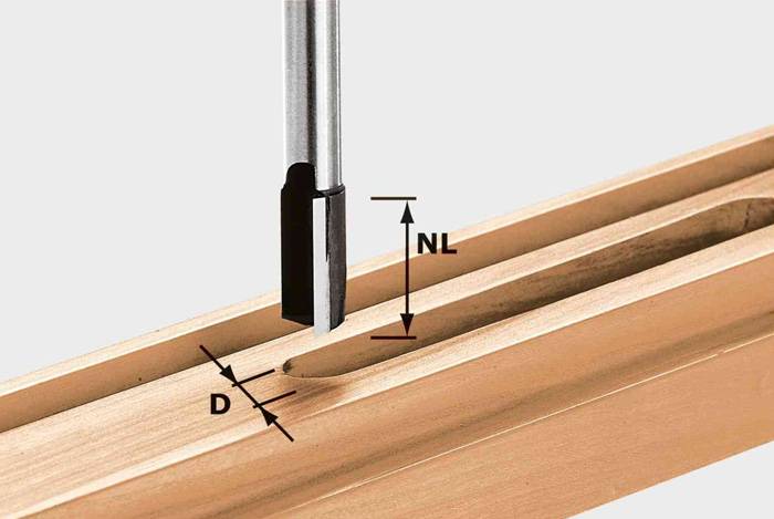 Fraise à rainurer HW S12 D20/45 - FESTOOL - 491093