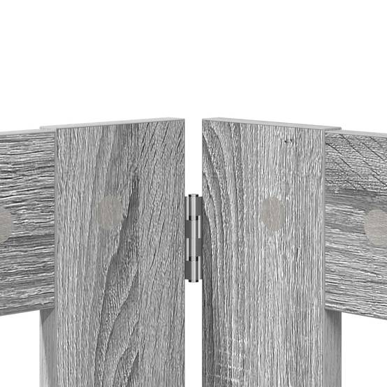 ComfortXL - Barrière pliable chien bois d'ingénierie intérieur protection gris sonoma 321x60cm - ComfortXL Outdoor Living - Image 4