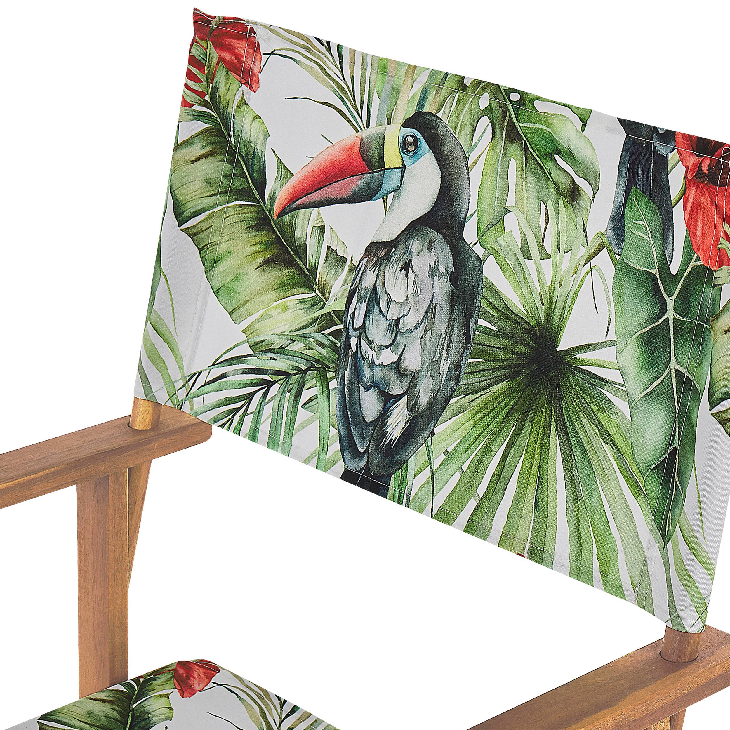 Beliani - Chaise de jardin Tissu Vert CINE - 50x50x91- Beliani - Image 6