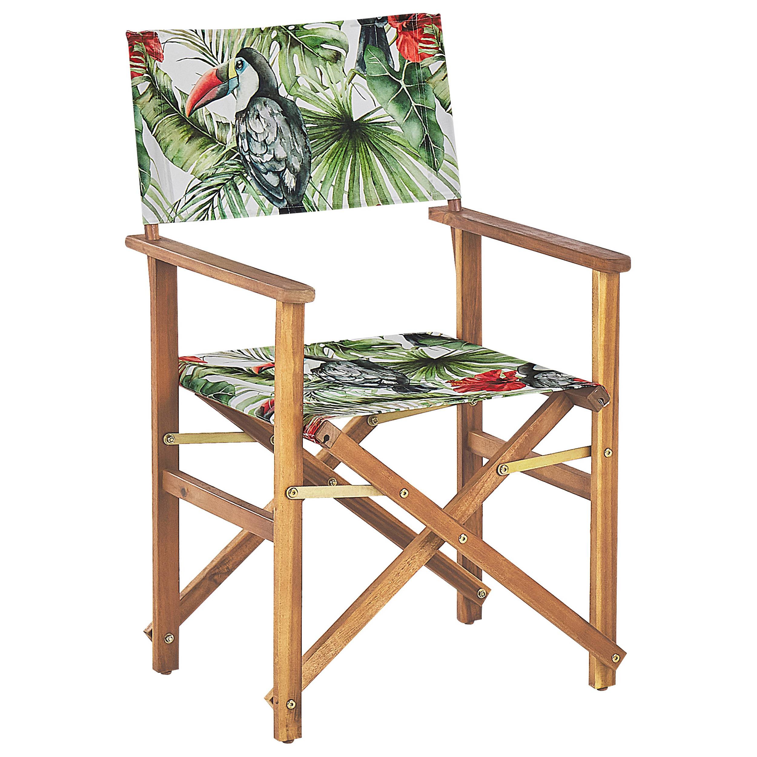 Beliani - Chaise de jardin Tissu Vert CINE - 50x50x91- Beliani - Image 5