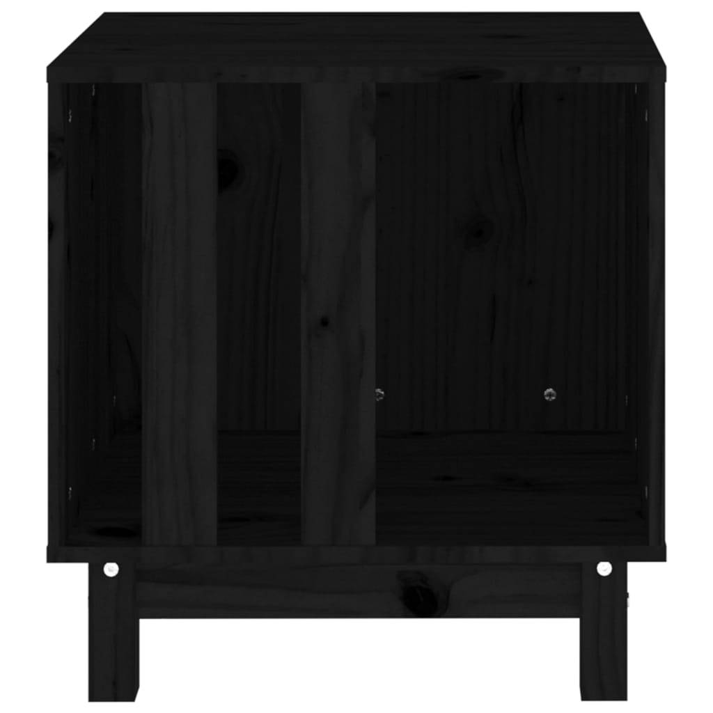 Vidaxl - Niche pour chien Noir 50x40x52 cm Bois de pin massif vidaXL 822475 - Image 6